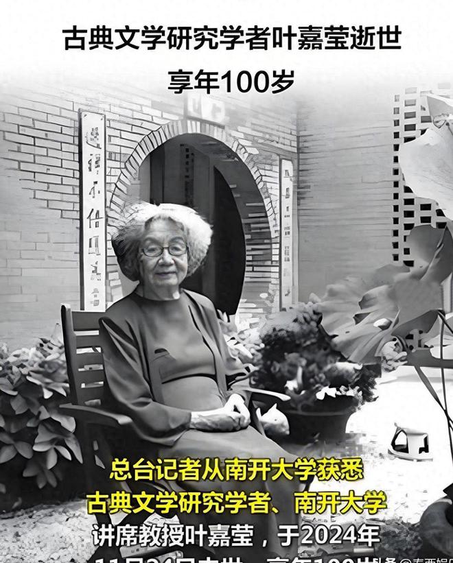 Kaiyun体育网站：叶嘉莹灵堂外排长队72岁女儿几月不见苍老许多单薄背影惹人疼(图1)